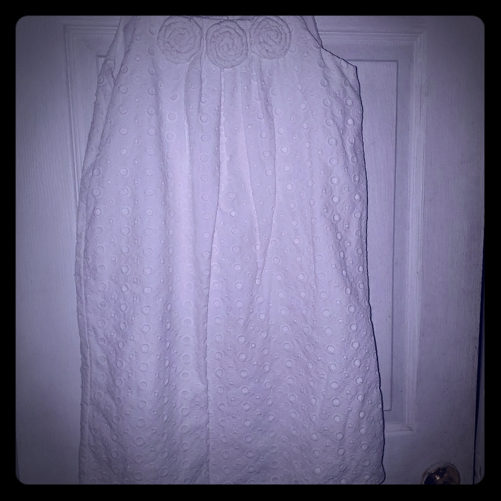 Girls, White size 12, Sleeveless Dress